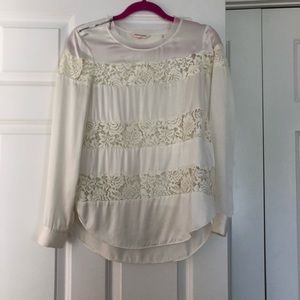 Gently worn cream Rebecca Taylor blouse